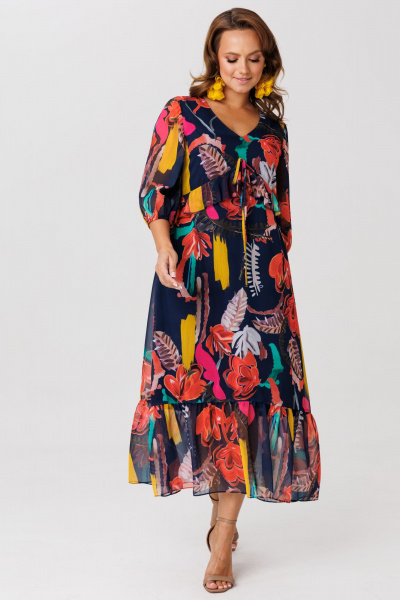 Платье Mubliz 254 синий - фото 5