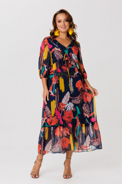 Платье Mubliz 254 синий - фото 3