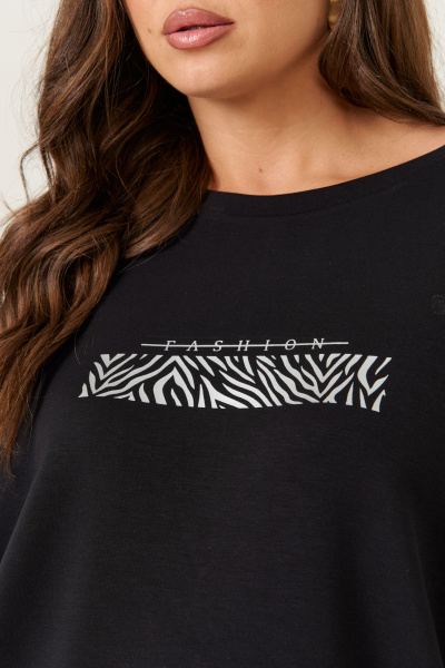 Джемпер Панда 19644 черный - фото 4