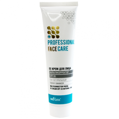 Крем для лица Belita Проф."FACE CARE" EE крем д/лица <Мультикорректор> SPF 20 тон натур - фото 1
