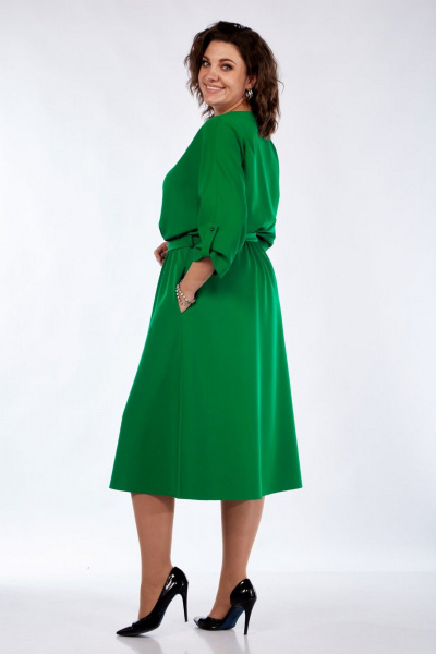 Платье СиБон 0325 зеленый - фото 3