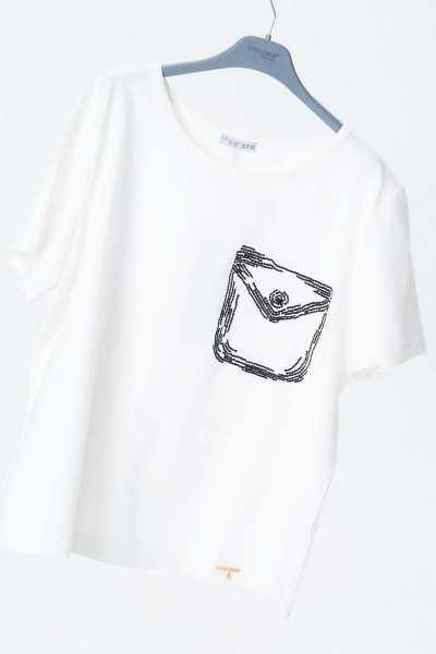 Футболка Condra 16281 молочный - фото 4