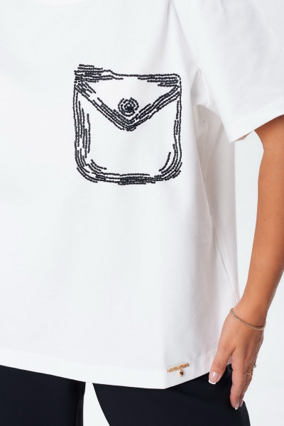 Футболка Condra 16281 молочный - фото 3