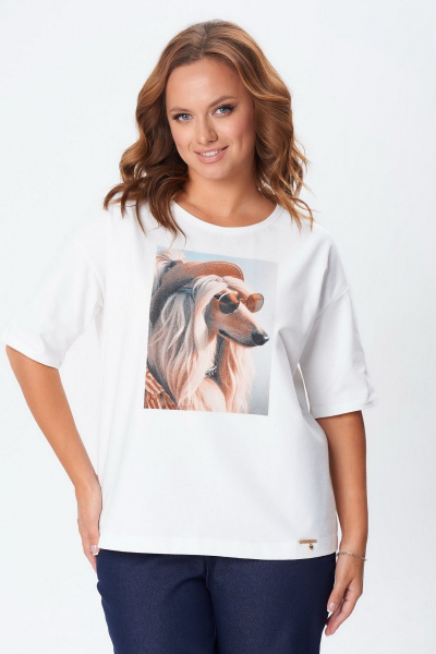 Футболка Condra 16294 молочный - фото 2