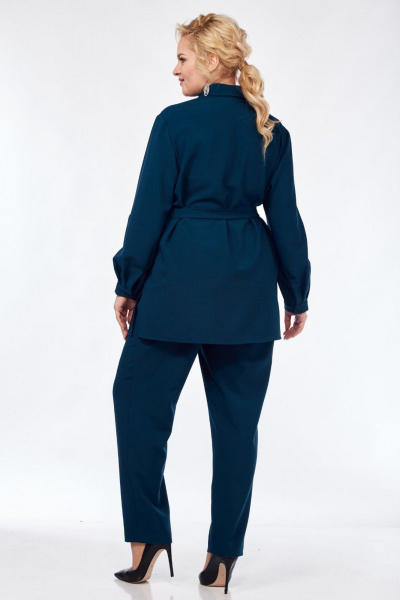 Блуза, брюки СиБон 0321 деним - фото 4