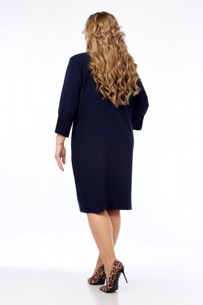Платье СиБон 0344 темно-синий - фото 3