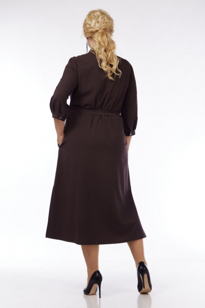 Платье СиБон 0316 темно-серый - фото 4