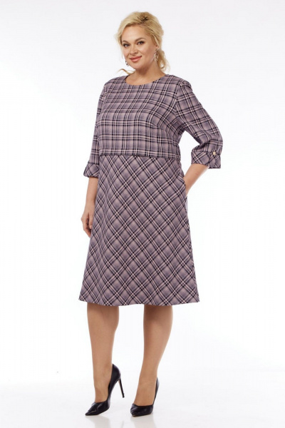 Платье СиБон 0257 крупная_клетка - фото 4