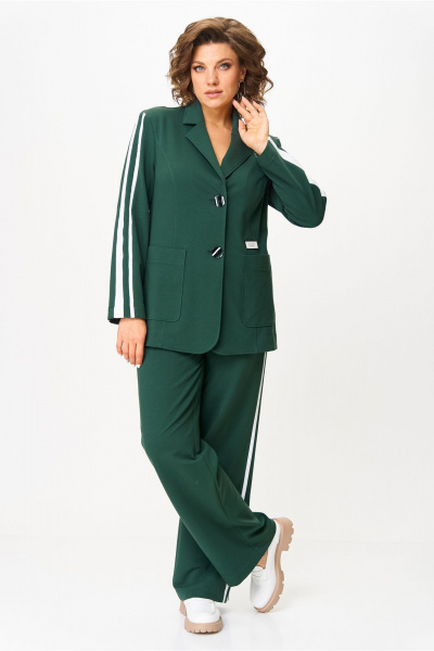 Брюки, жакет Bonna Image 965/1 зеленый - фото 10