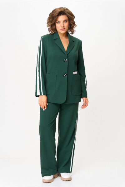 Брюки, жакет Bonna Image 965/1 зеленый - фото 3