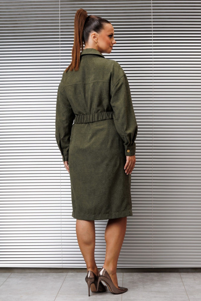 Платье Galean Style 989 хаки - фото 15