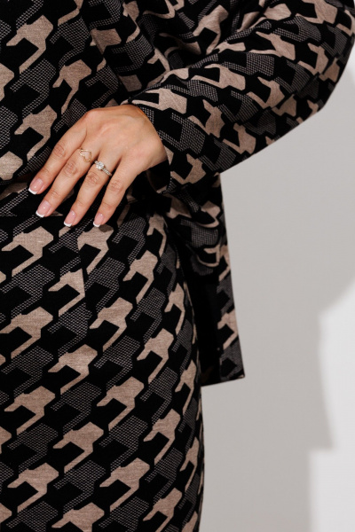 Свитшот, юбка Galean Style 990 гусиная_лапка - фото 7