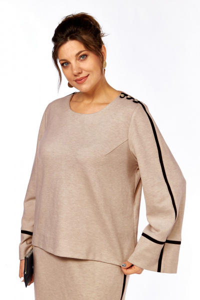 Джемпер, юбка Jurimex 3343 бежевый - фото 8