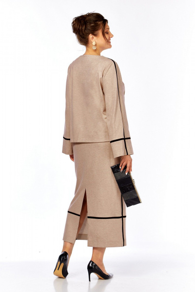 Джемпер, юбка Jurimex 3343 бежевый - фото 3