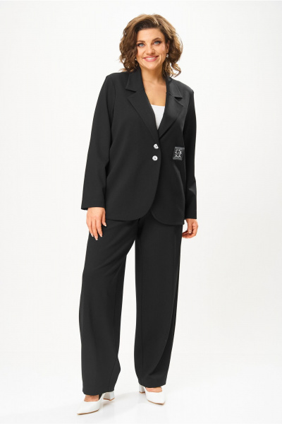 Брюки, жакет Bonna Image 1002/1 черный - фото 14