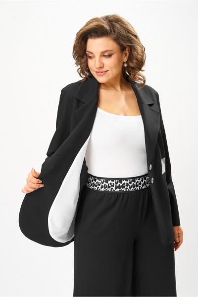 Брюки, жакет Bonna Image 1002/1 черный - фото 9