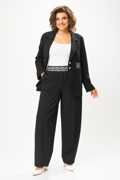 Брюки, жакет Bonna Image 1002/1 черный - фото 4