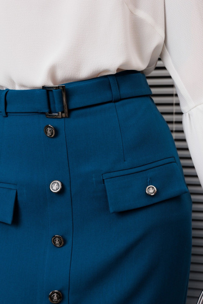 Юбка Мода Юрс 2930 морская_волна - фото 4