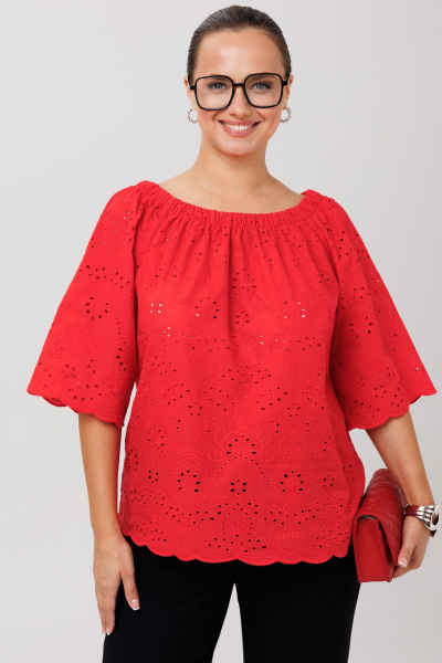 Блуза Anastasia 1131.1 красный - фото 12