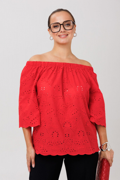 Блуза Anastasia 1131.1 красный - фото 10