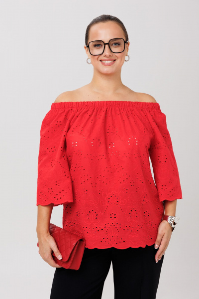 Блуза Anastasia 1131.1 красный - фото 9