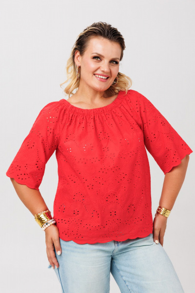 Блуза Anastasia 1131.1 красный - фото 8