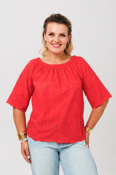 Блуза Anastasia 1131.1 красный - фото 6