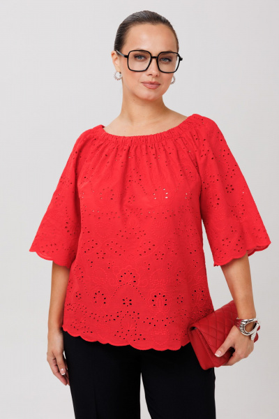 Блуза Anastasia 1131.1 красный - фото 1