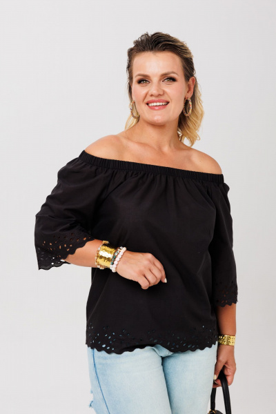 Блуза Anastasia 1131.2 черный - фото 3