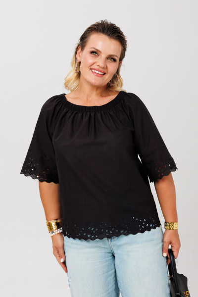 Блуза Anastasia 1131.2 черный - фото 1