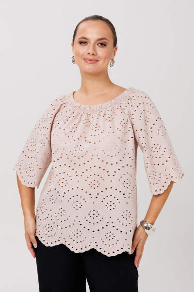 Блуза Anastasia 1131.4 латте - фото 7