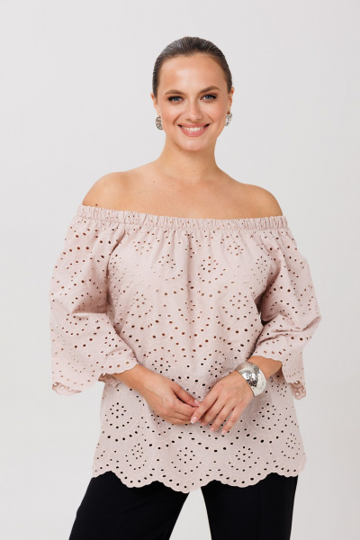 Блуза Anastasia 1131.4 латте - фото 6