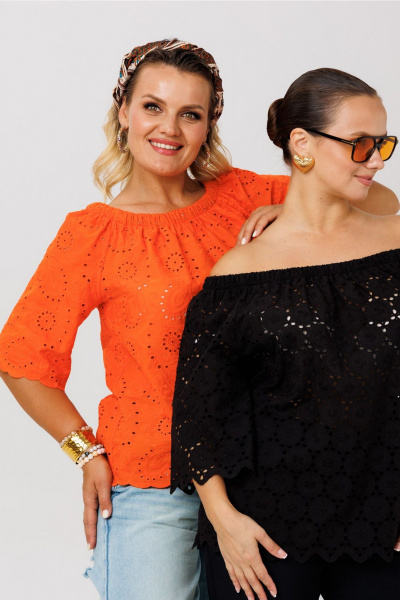 Блуза Anastasia 1131.4 оранжеый - фото 12