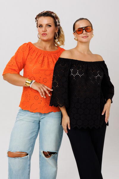 Блуза Anastasia 1131.4 оранжеый - фото 10
