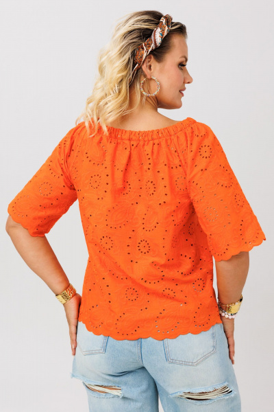 Блуза Anastasia 1131.4 оранжеый - фото 9