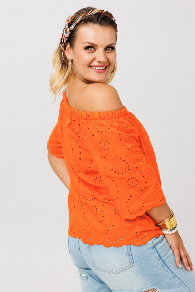 Блуза Anastasia 1131.4 оранжеый - фото 8