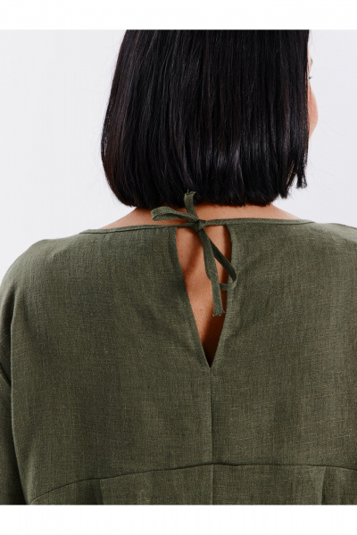 Платье SHLOMO 4-6 хаки - фото 3