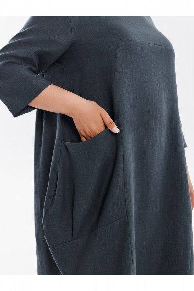 Платье SHLOMO 4-6 серый - фото 2