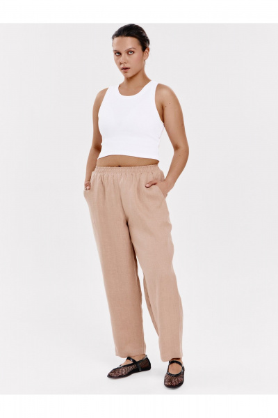 Брюки SHLOMO 2-9 бежевый - фото 1