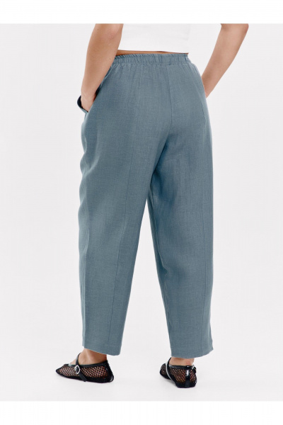 Брюки SHLOMO 2-9 серо-голубой - фото 3