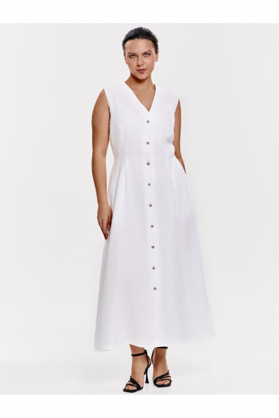 Платье SHLOMO 4-5 белый - фото 1