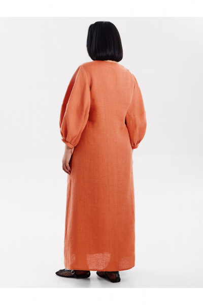 Платье SHLOMO 4-7 оранжевый - фото 2