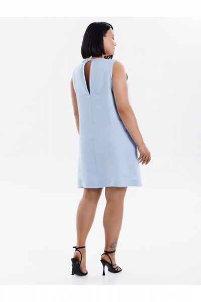 Платье SHLOMO 4-8 голубой - фото 3