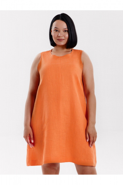 Платье SHLOMO 4-8 оранжевый - фото 2