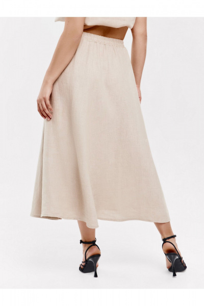 Юбка SHLOMO 7-1 бежевый - фото 3