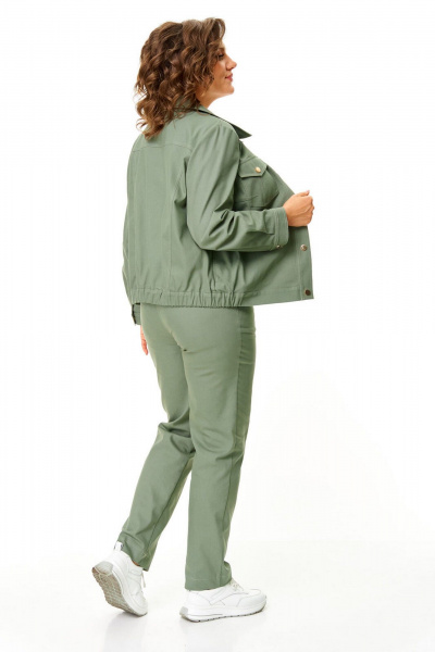 Брюки, жакет VI ORO VR-1199 олива - фото 16