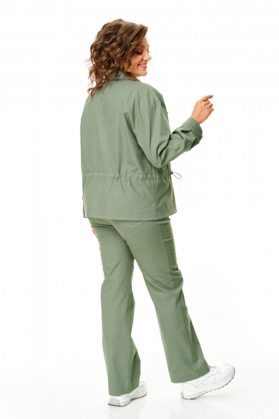 Брюки, жакет VI ORO VR-1202 олива - фото 10