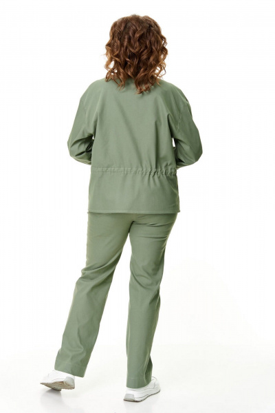 Брюки, жакет VI ORO VR-1202 олива - фото 9