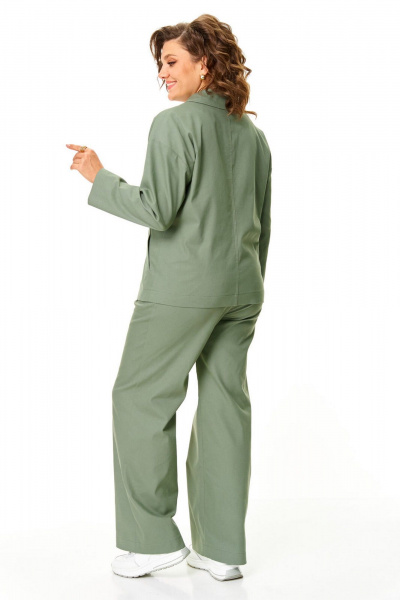 Брюки, жакет VI ORO VR-1207 олива - фото 12