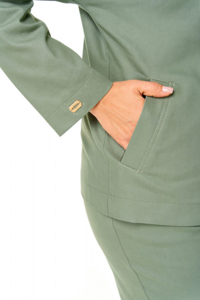 Брюки, жакет VI ORO VR-1207 олива - фото 10